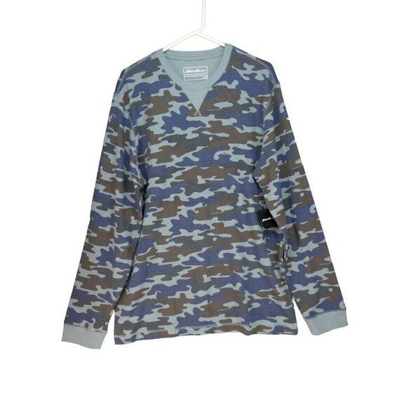 Eddie Bauer Other - Eddie Bauer Long Sleeve Camo Quartz‎ Trail Thermal Shirt Men Tall L Camouflage